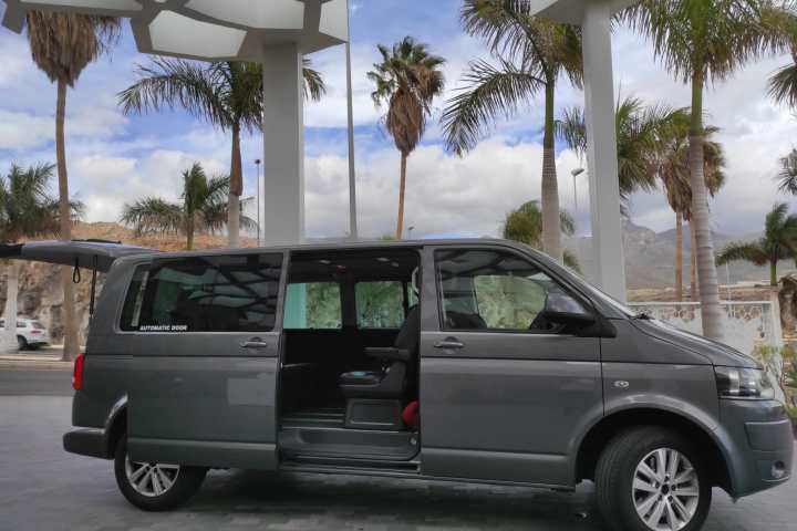 a car parked in a parking lot